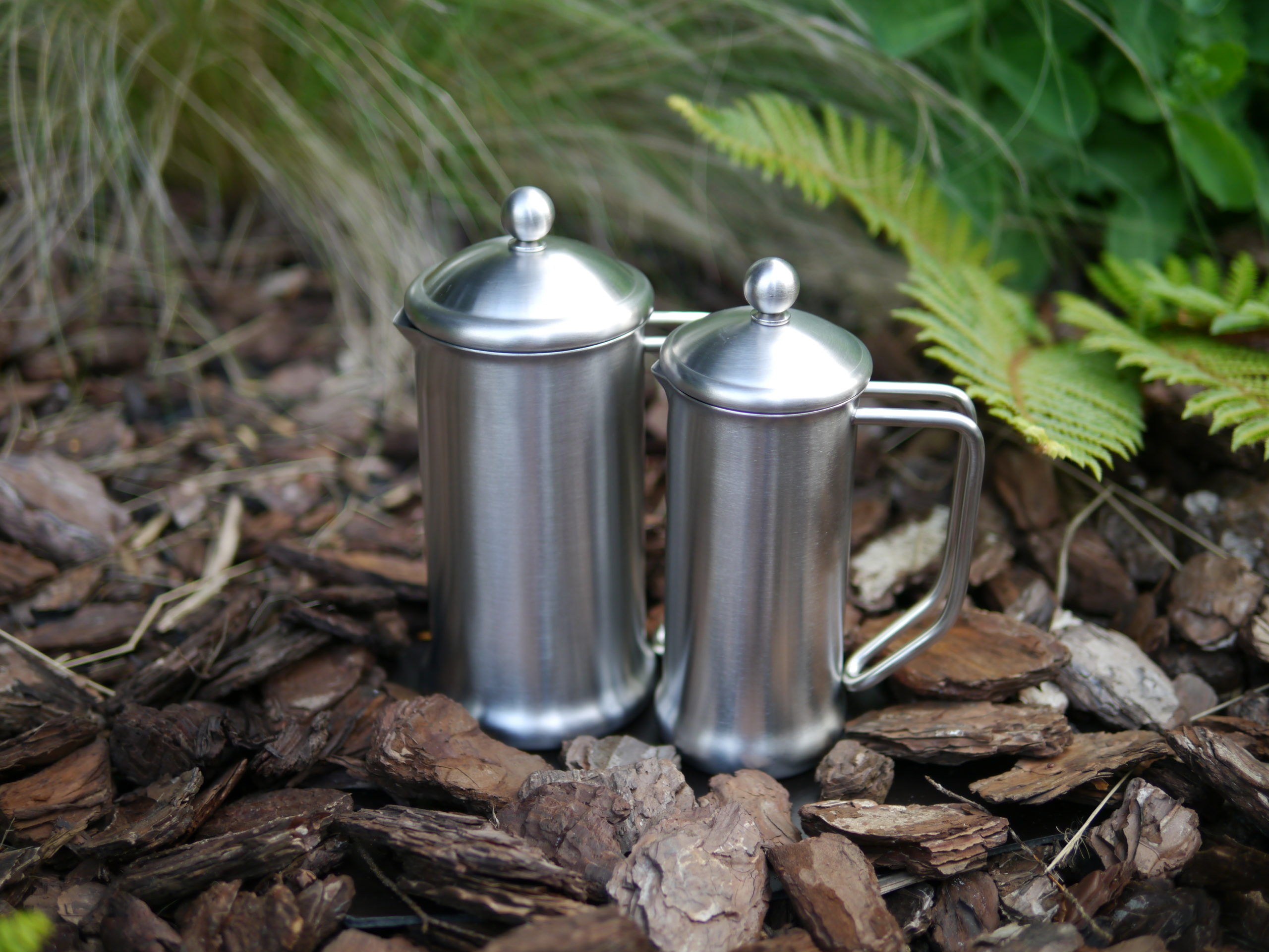 Cafetière - Satin Brushed Stainless Steel